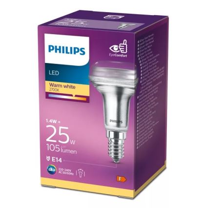 LED reflektorna žarulja Philips R50 E14/1,4W/230V 2700K