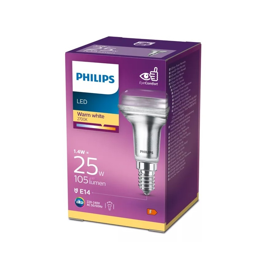 LED reflektorna žarulja Philips R50 E14/1,4W/230V 2700K