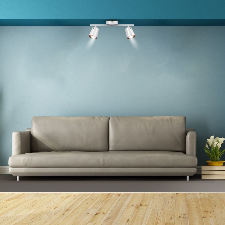 LED Reflektorska svjetiljka 2xLED/5W/230V 3000K bijela