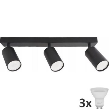 LED Reflektorska svjetiljka ANGIE 3xGU10/6W/230V crna