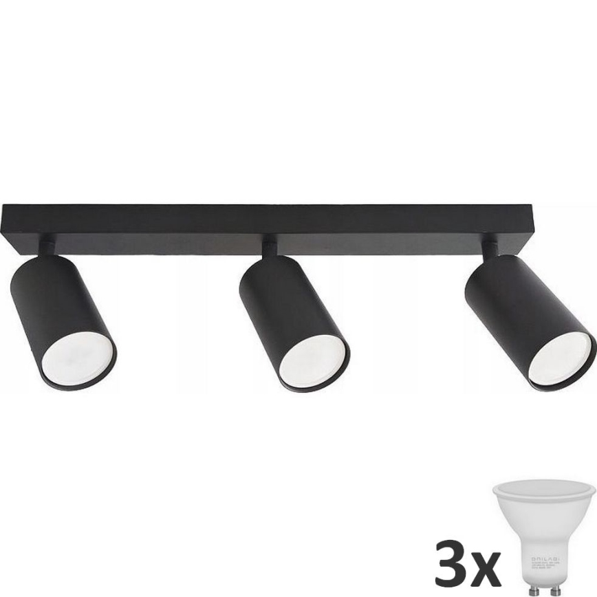 LED Reflektorska svjetiljka ANGIE 3xGU10/6W/230V crna