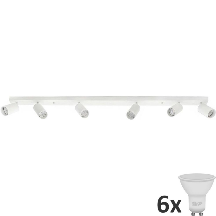 LED Reflektorska svjetiljka ANGIE 6xGU10/6W/230V bijela