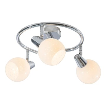 LED Reflektorska svjetiljka DOXY 3xE14/4W/230V sjajni krom