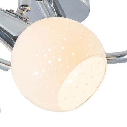 LED Reflektorska svjetiljka DOXY 3xE14/4W/230V sjajni krom