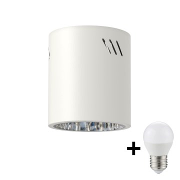 LED Reflektorska svjetiljka GEORGE 1xE27/6W/230V pr. 11 cm bijela