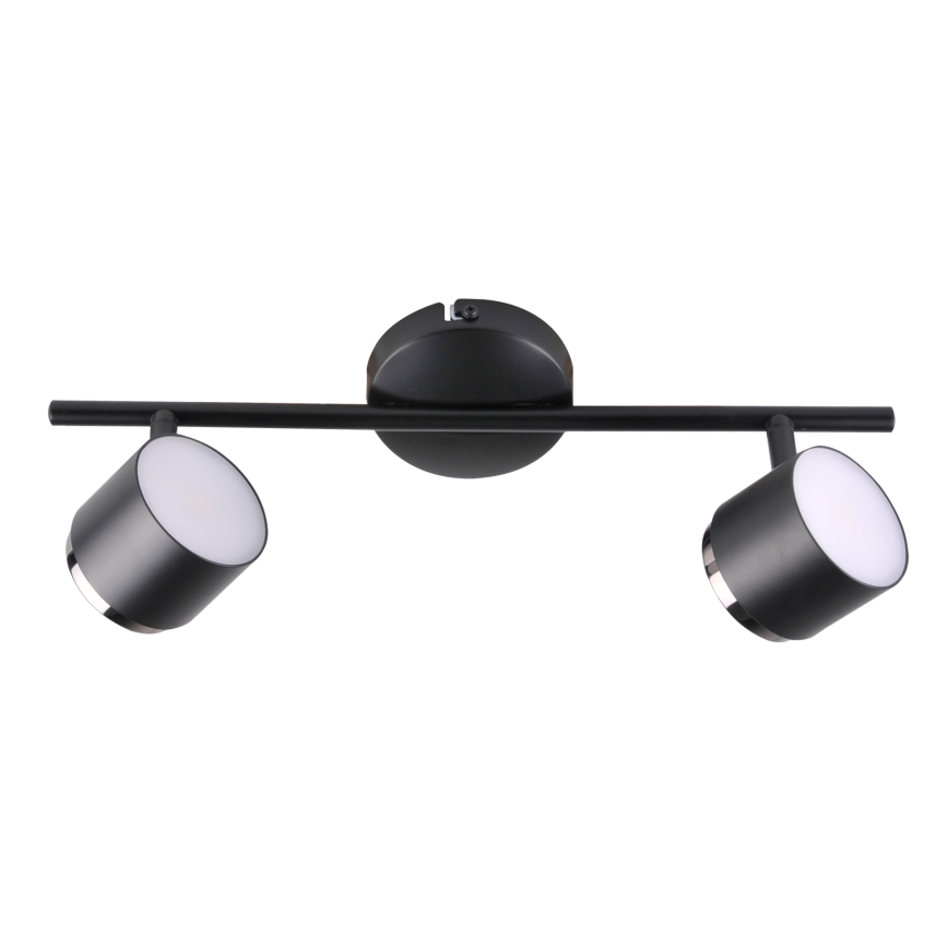 LED Reflektorska svjetiljka KUBIK 2xLED/4,2W/230V crna