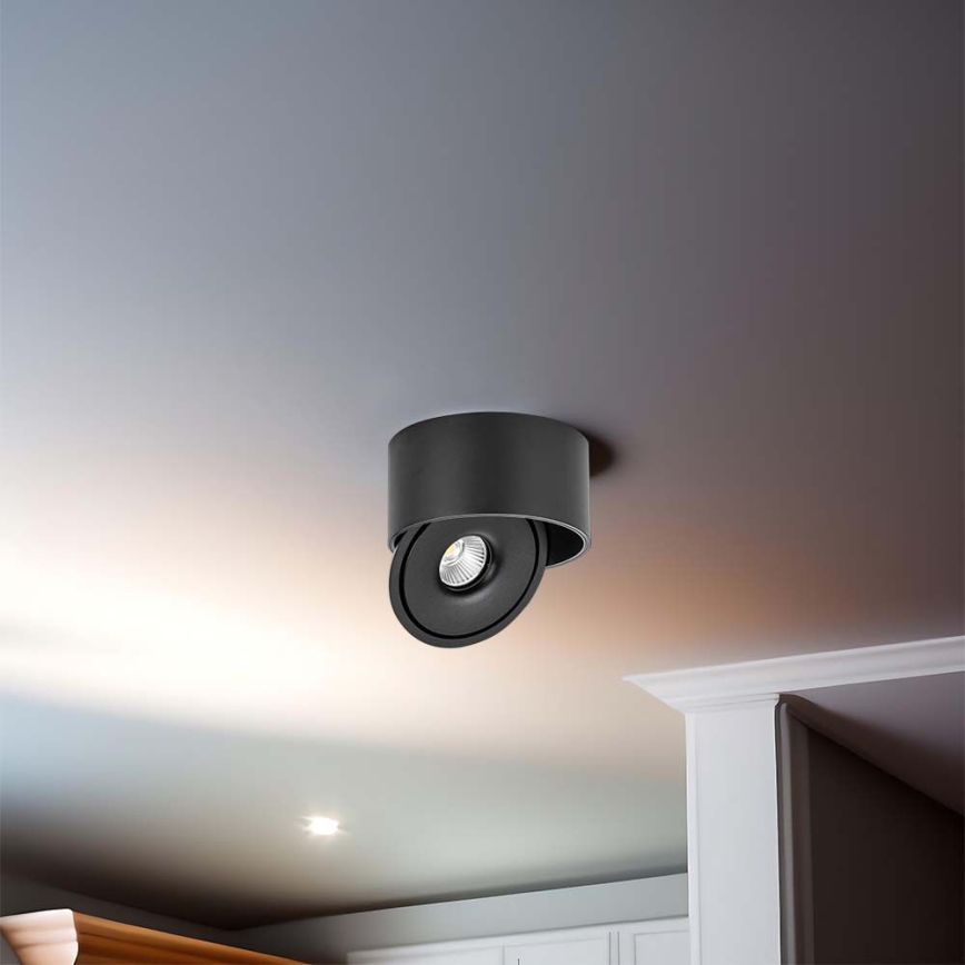 LED Fleksibilna reflektorska svjetiljka LED/20W/230V 3000/4000/6400K CRI 90 crna