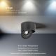 LED Fleksibilna reflektorska svjetiljka LED/20W/230V 3000/4000/6400K CRI 90 crna