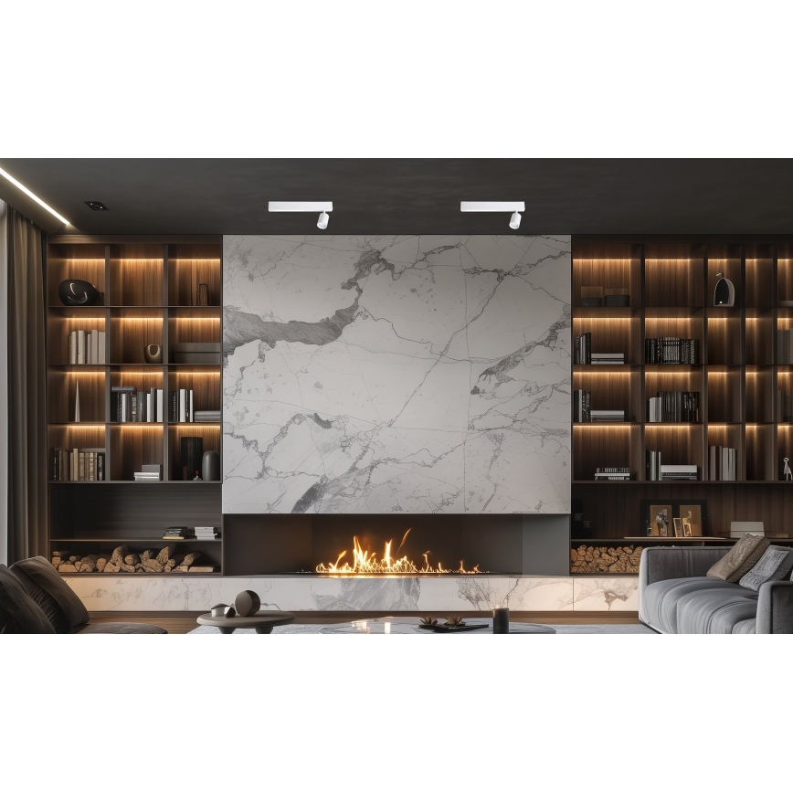LED Reflektorska svjetiljka MAGNET LED/5W/230V + 1xGU10/60W 3000/4000K bijela