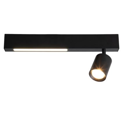 LED Reflektorska svjetiljka MAGNET LED/5W/230V + 1xGU10/60W 3000/4000K crna