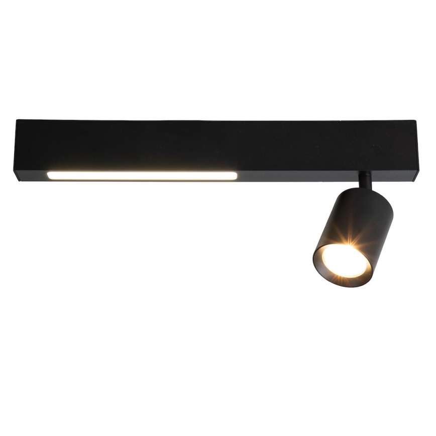 LED Reflektorska svjetiljka MAGNET LED/5W/230V + 1xGU10/60W 3000/4000K crna