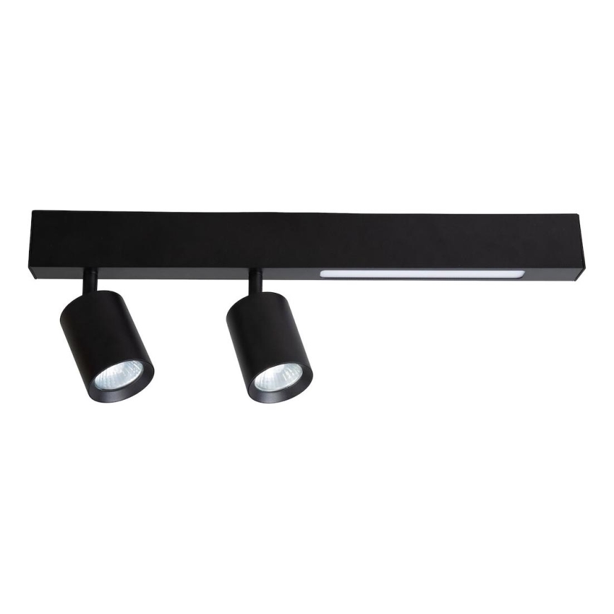LED Reflektorska svjetiljka MAGNET LED/5W/230V + 2xGU10/60W 3000/4000K crna