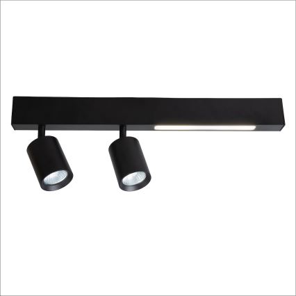 LED Reflektorska svjetiljka MAGNET LED/5W/230V + 2xGU10/60W 3000/4000K crna