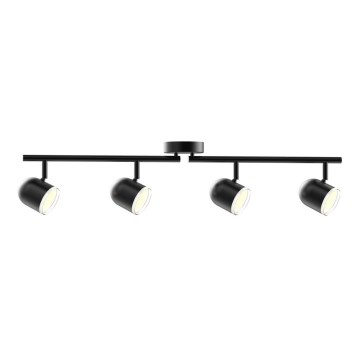 LED Reflektorska svjetiljka RAWI 4xLED/4,2W/230V crna