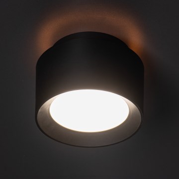LED reflektorska svjetiljka SONOR LED/12W/230V 3000/4000/5700K + LED/1,5W 2200K, promjer 14 cm, crna