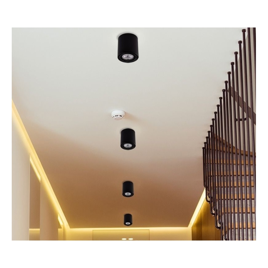 LED Reflektorska svjetiljka TUBA 1xGU10/5W/230V 4000K crna