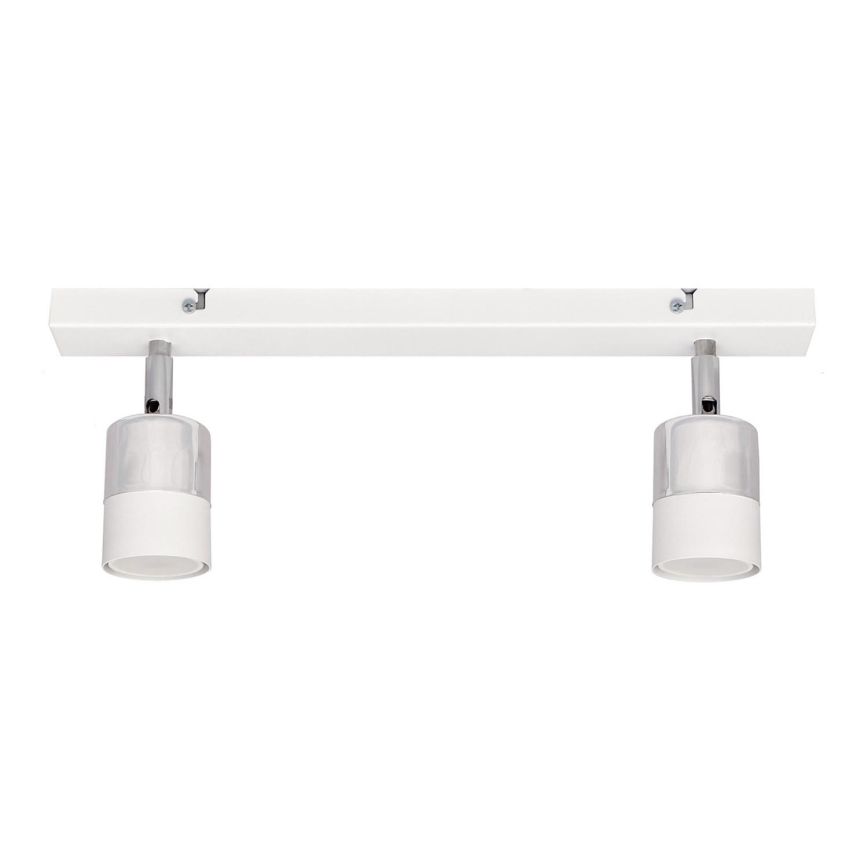LED Reflektorska svjetiljka TUBSSON 2xGU10/4,8W/230V bijela/sjajni krom