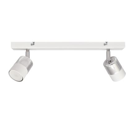 LED Reflektorska svjetiljka TUBSSON 2xGU10/4,8W/230V bijela/sjajni krom
