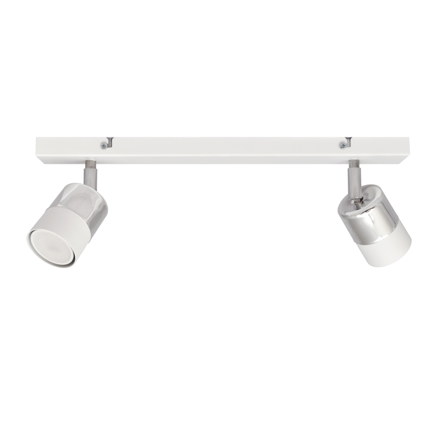 LED Reflektorska svjetiljka TUBSSON 2xGU10/4,8W/230V bijela/sjajni krom