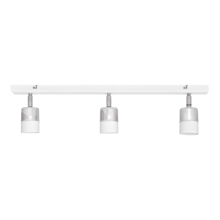 LED Reflektorska svjetiljka TUBSSON 3xGU10/4,8W/230V bijela/sjajni krom