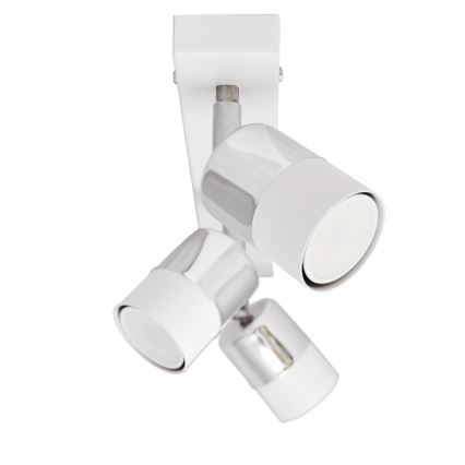 LED Reflektorska svjetiljka TUBSSON 3xGU10/4,8W/230V bijela/sjajni krom