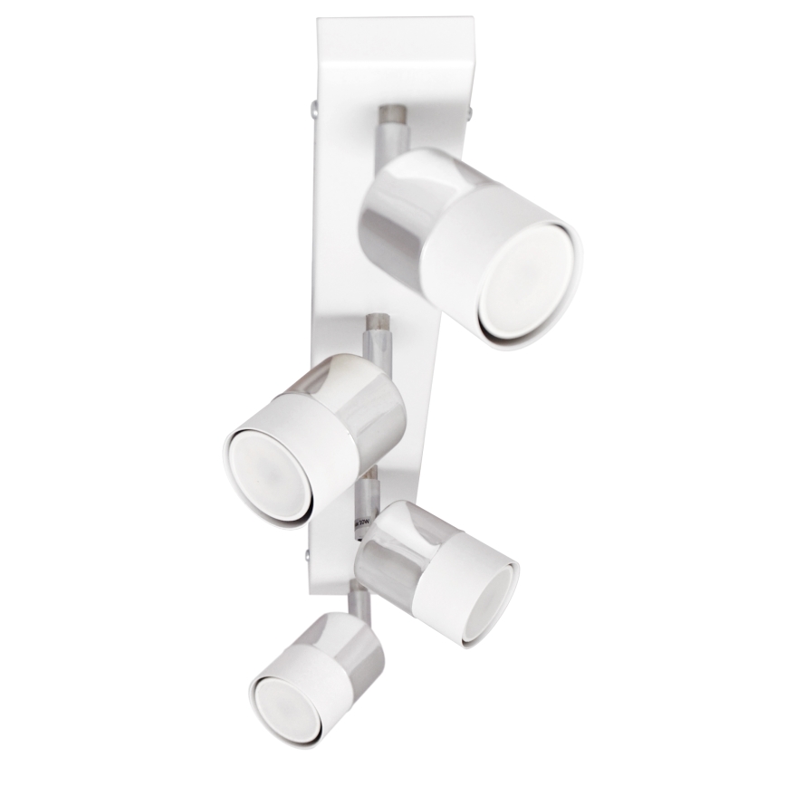 LED Reflektorska svjetiljka TUBSSON 4xGU10/4,8W/230V bijela/sjajni krom