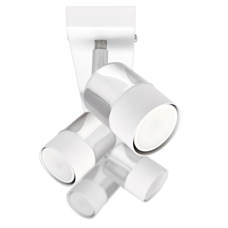 LED Reflektorska svjetiljka TUBSSON 4xGU10/4,8W/230V bijela/sjajni krom