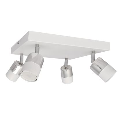 LED Reflektorska svjetiljka TUBSSON 4xGU10/4,8W/230V bijela/sjajni krom