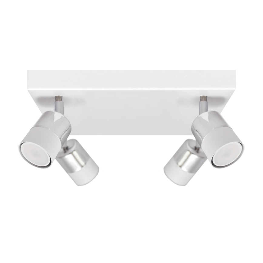 LED Reflektorska svjetiljka TUBSSON 4xGU10/4,8W/230V bijela/sjajni krom
