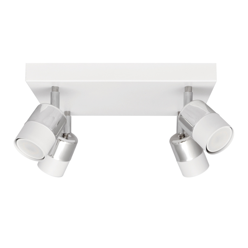 LED Reflektorska svjetiljka TUBSSON 4xGU10/4,8W/230V bijela/sjajni krom