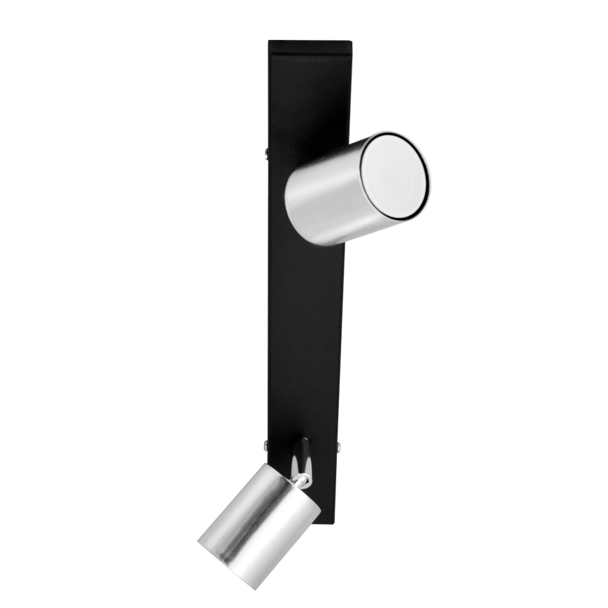 LED Reflektorska svjetiljka TUNE 2xGU10/4,8W/230V mat krom/crna