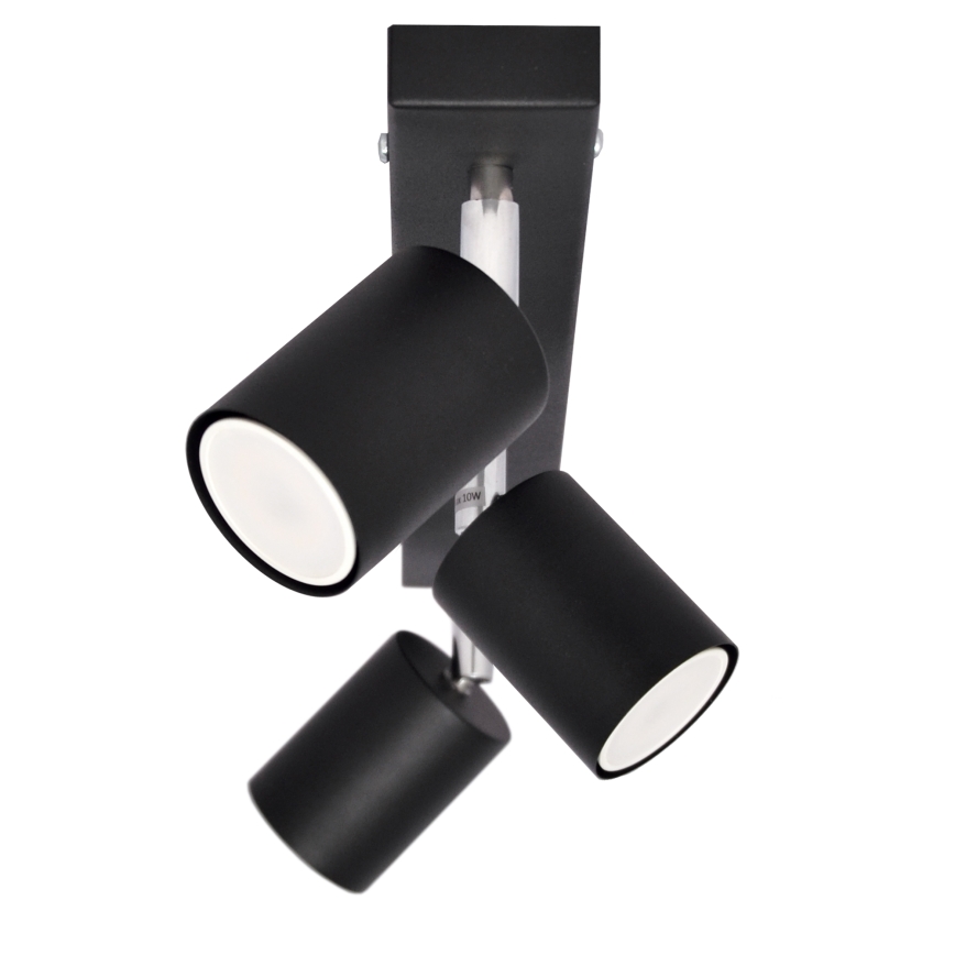 LED Reflektorska svjetiljka TUNE 3xGU10/4,8W/230V crna