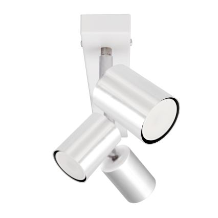 LED Reflektorska svjetiljka TUNE 3xGU10/4,8W/230V mat krom/bijela