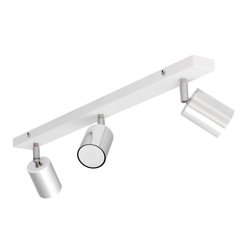 LED Reflektorska svjetiljka TUNE 3xGU10/4,8W/230V mat krom/bijela