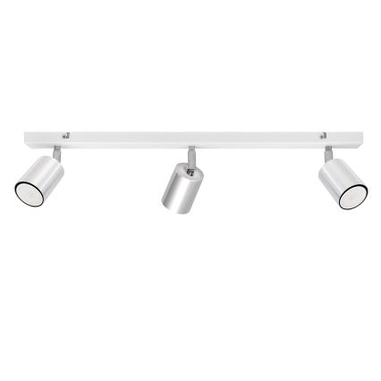 LED Reflektorska svjetiljka TUNE 3xGU10/4,8W/230V mat krom/bijela