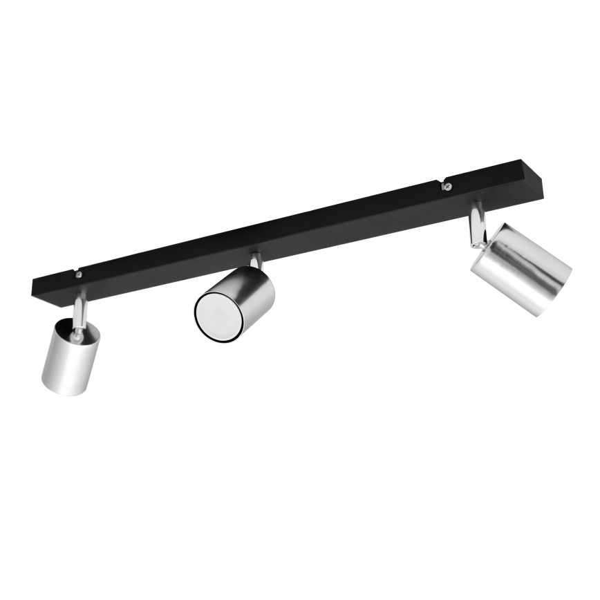 LED Reflektorska svjetiljka TUNE 3xGU10/4,8W/230V mat krom/crna