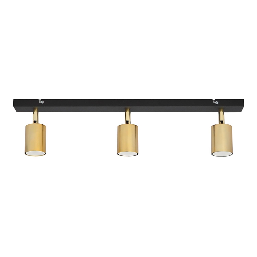 LED Reflektorska svjetiljka TUNE 3xGU10/4,8W/230V zlatna/crna