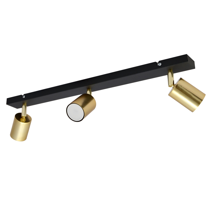 LED Reflektorska svjetiljka TUNE 3xGU10/4,8W/230V zlatna/crna