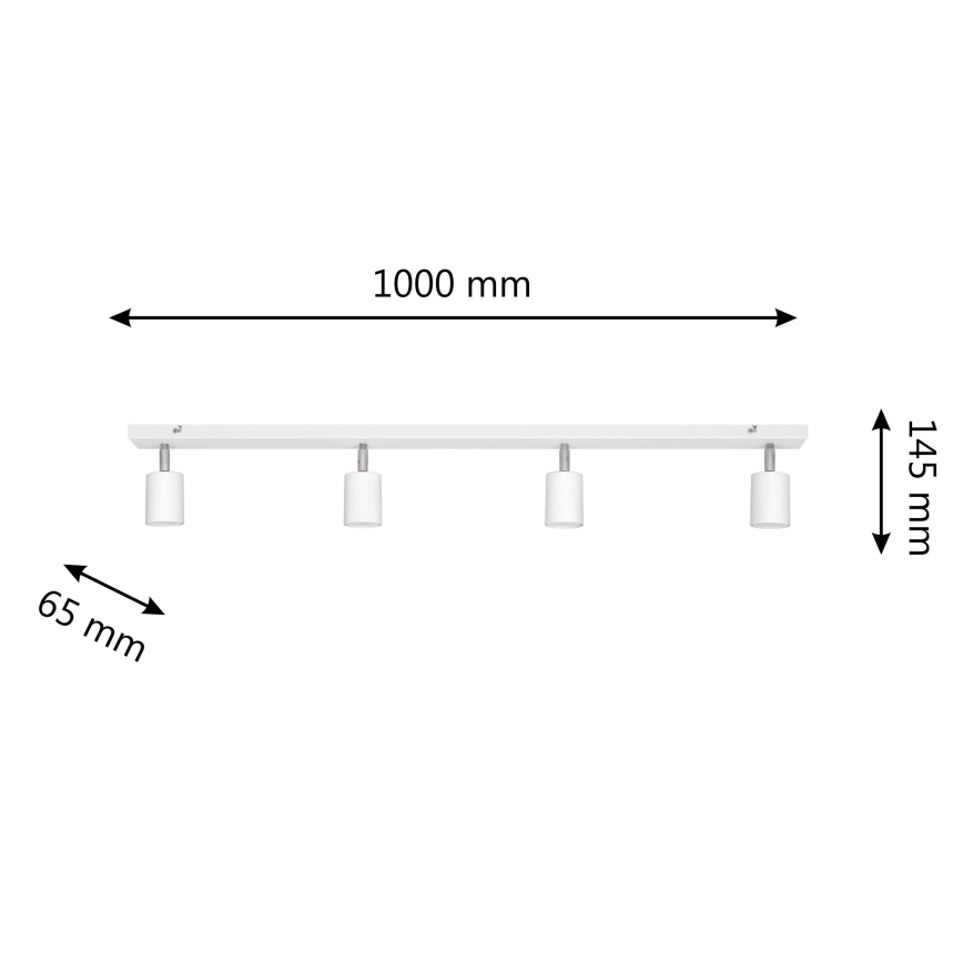 LED Reflektorska svjetiljka TUNE 4xGU10/4,8W/230V bijela