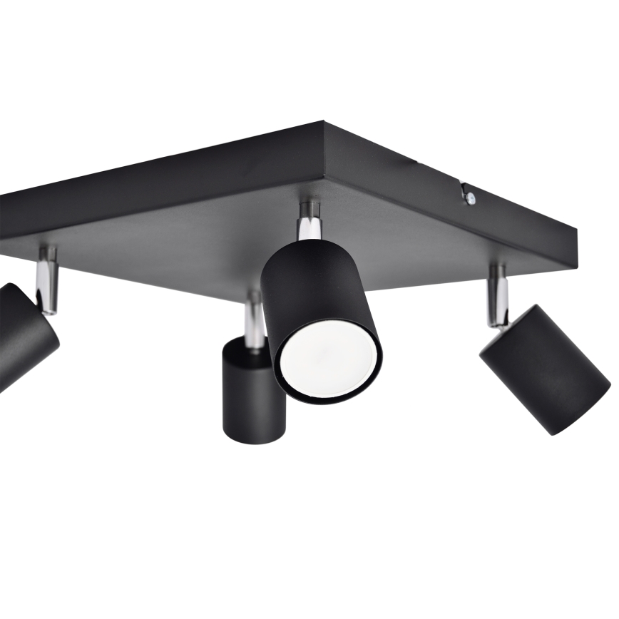 LED Reflektorska svjetiljka TUNE 4xGU10/4,8W/230V crna