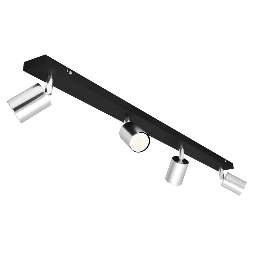 LED Reflektorska svjetiljka TUNE 4xGU10/4,8W/230V mat krom/crna