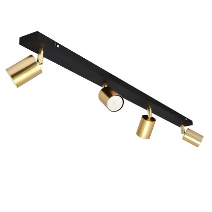LED Reflektorska svjetiljka TUNE 4xGU10/4,8W/230V zlatna/crna