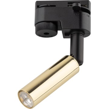 LED Reflektorska svjetiljka za 1-fazni tračni sustav LAGOS 1xG9/3W/230V zlatna/crna