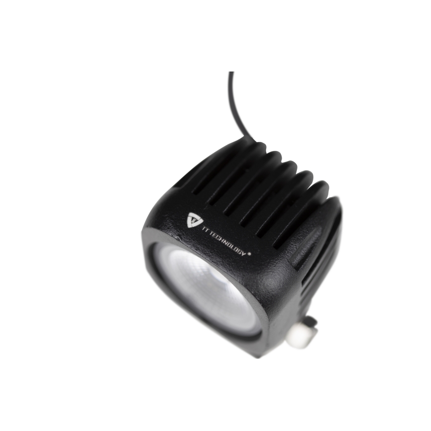 LED Reflektorska svjetiljka za automobil BLACK LED/10W/10-30V IP69 5700K uglast