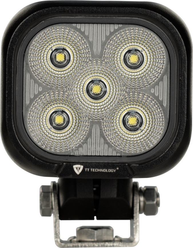 LED Reflektorska svjetiljka za automobil BLACK LED/50W/10-30V IP69 5700K uglast