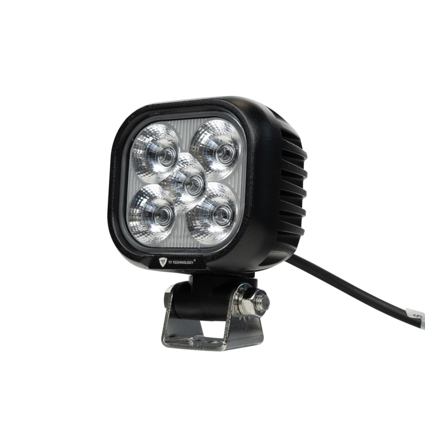 LED Reflektorska svjetiljka za automobil BLACK LED/50W/10-30V IP69 5700K uglast