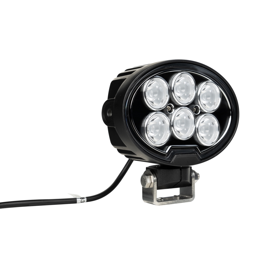 LED Reflektorska svjetiljka za automobil BLACK LED/60W/10-30V IP69 5700K ovalno