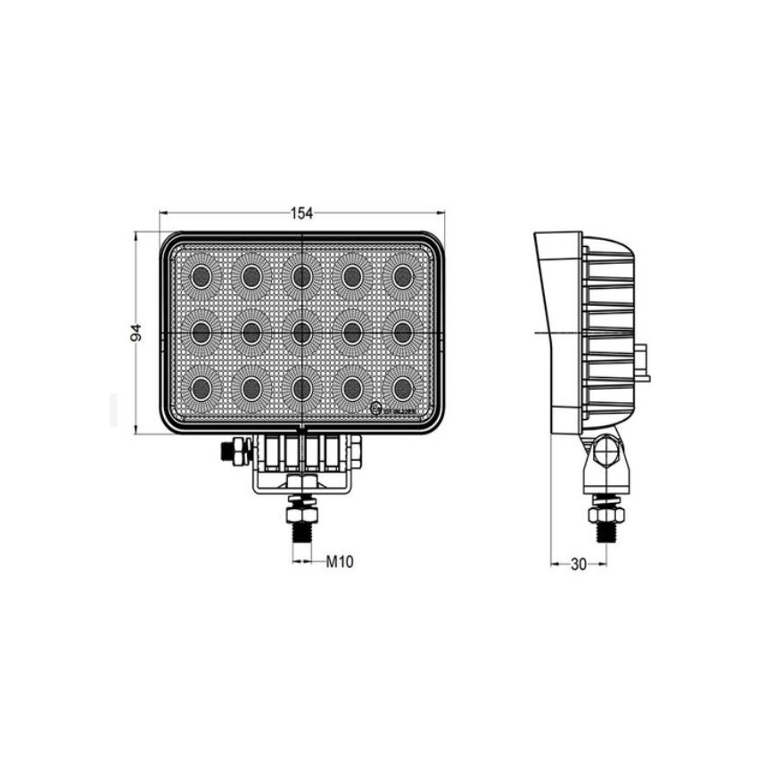 LED Reflektorska svjetiljka za automobil OSRAM LED/60W/10-30V IP68 5700K