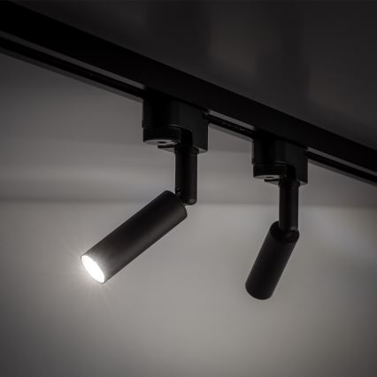 LED Reflektorska svjetiljka za 1-fazni tračni sustav LAGOS 1xG9/3W/230V crna