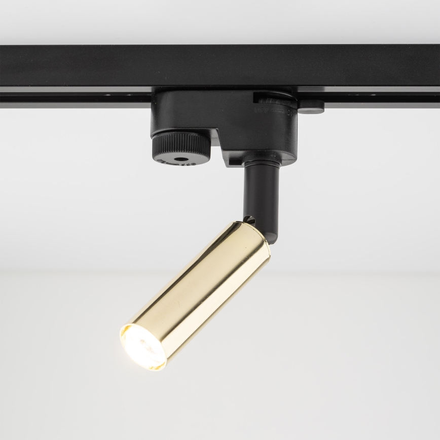 LED Reflektorska svjetiljka za 1-fazni tračni sustav LAGOS 1xG9/3W/230V zlatna/crna